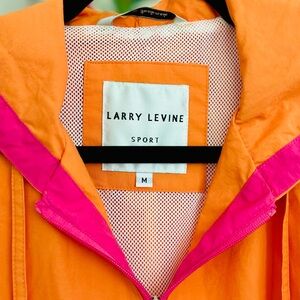 Larry Levine Sport Jacket in Colorful Orange with Pink Piping